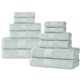 Eco-Friendly Ring-Spun Cotton 12-Piece Towel Set - Towel Set by Superior Brand
