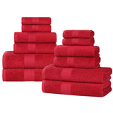 Eco-Friendly Ring-Spun Cotton 12-Piece Towel Set - Towel Set by Superior Brand