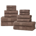 Eco-Friendly Ring-Spun Cotton 12-Piece Towel Set - Towel Set by Superior Brand