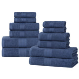 Eco-Friendly Ring-Spun Cotton 12-Piece Towel Set - Towel Set by Superior Brand