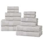 Eco-Friendly Ring-Spun Cotton 12-Piece Towel Set - Towel Set by Superior Brand