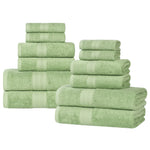 Eco-Friendly Ring-Spun Cotton 12-Piece Towel Set - Towel Set by Superior Brand