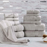 Egyptian Cotton Heritage Plush Towel Set 12 Piece - Egyptian Cotton Towel Set by Superior Brand