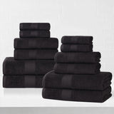 Eco-Friendly Ring-Spun Cotton 12-Piece Towel Set - Towel Set by Superior Brand