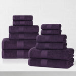 Eco-Friendly Ring-Spun Cotton 12-Piece Towel Set - Towel Set by Superior Brand