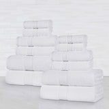 Oregon Organic Cotton Medium Weight Solid 12-Piece Towel Set - Towel Set by Superior Brand