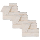 Rayon from Bamboo Cotton Blend Luxury Assorted 18 Piece Towel Set - Towel Set by Superior Brand