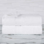 Rayon from Bamboo Cotton Blend Bath Towel Set of 2 - Bath Towel by Superior Brand