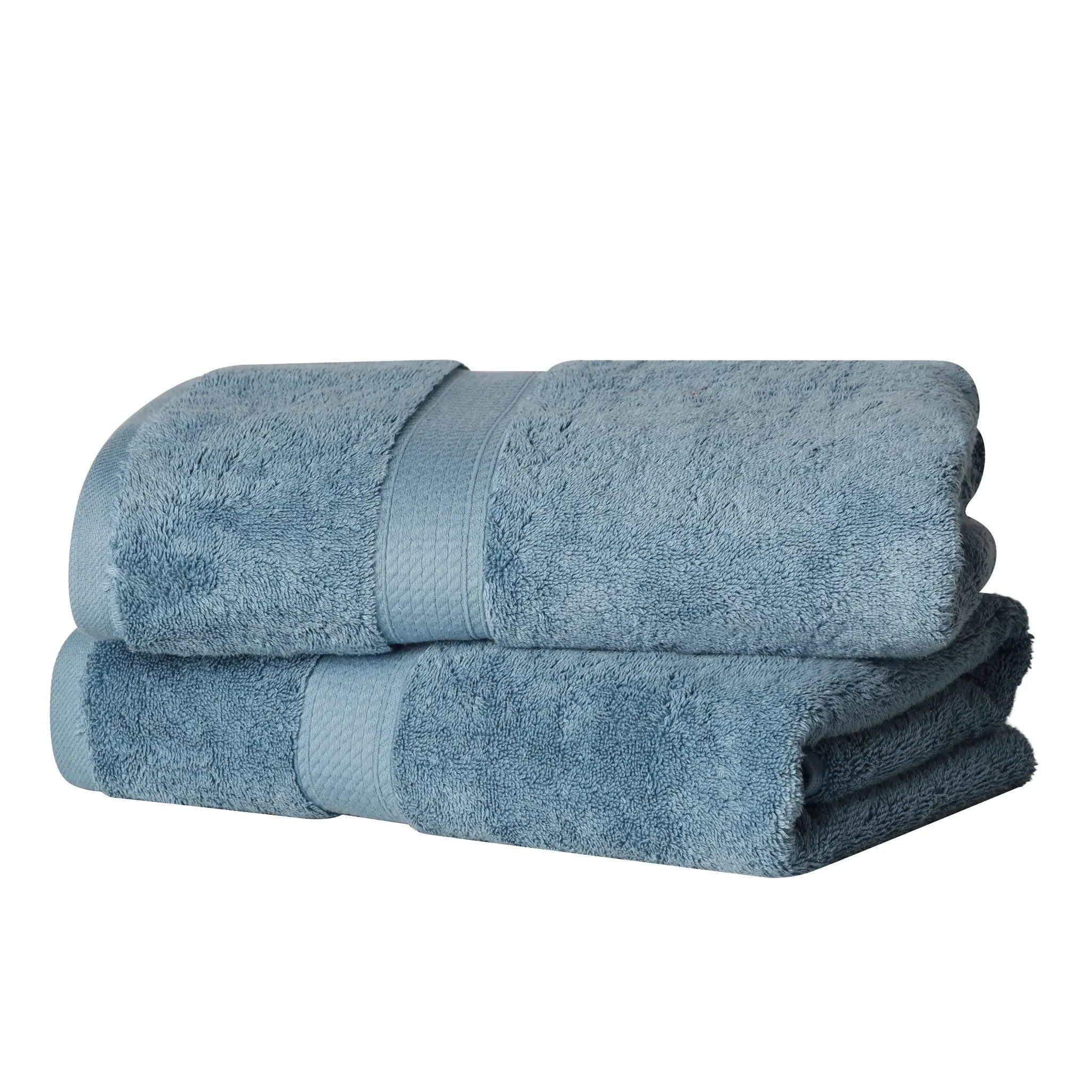 Madison Egyptian Cotton Plush Thick Absorbent Bath Towel Set of 2 - Egyptian Cotton Bath Towel by Superior Brand