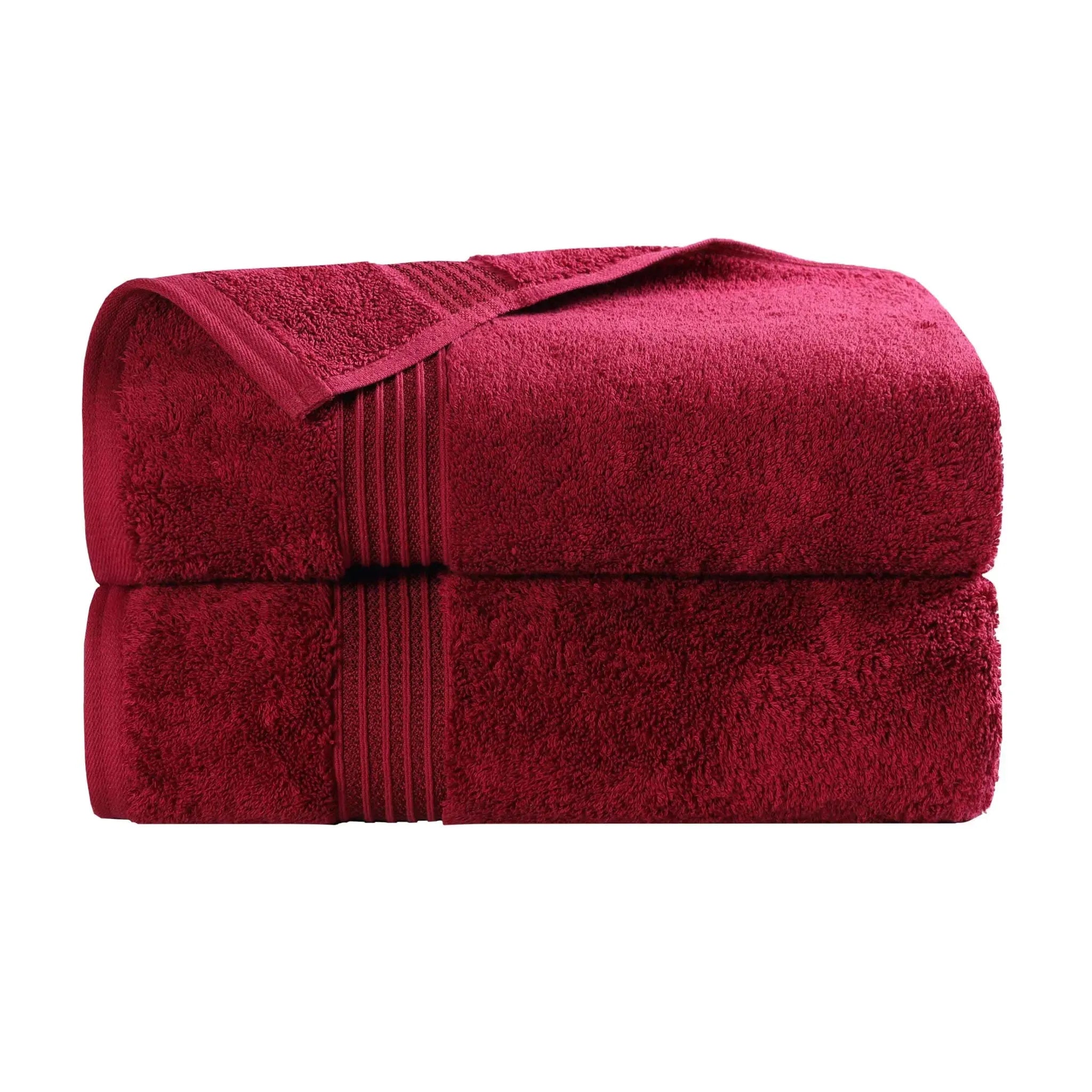 Heritage Egyptian Cotton Plush Thick Absorbent Bath Towel Set of 2 - Egyptian Cotton Bath Towel by Superior Brand