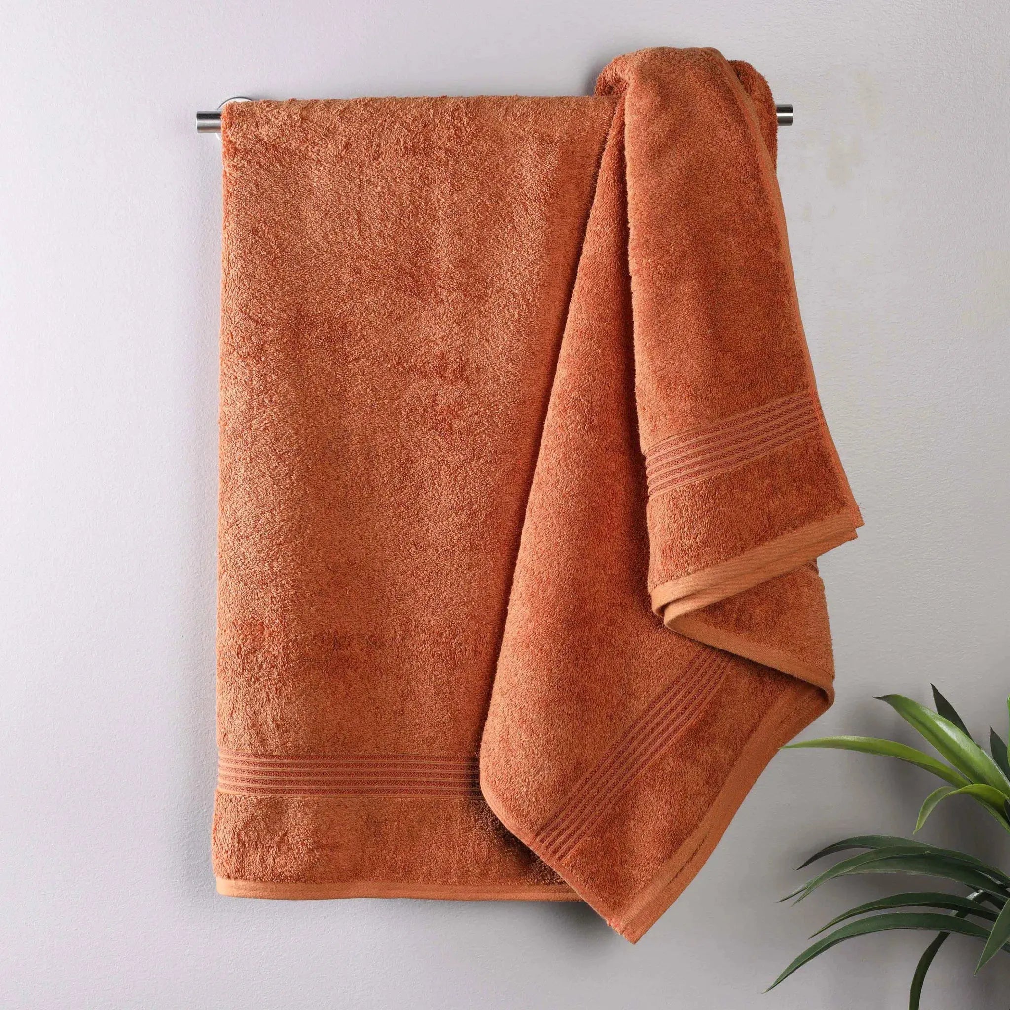 Heritage Egyptian Cotton Plush Thick Absorbent Bath Towel Set of 2 - Egyptian Cotton Bath Towel by Superior Brand
