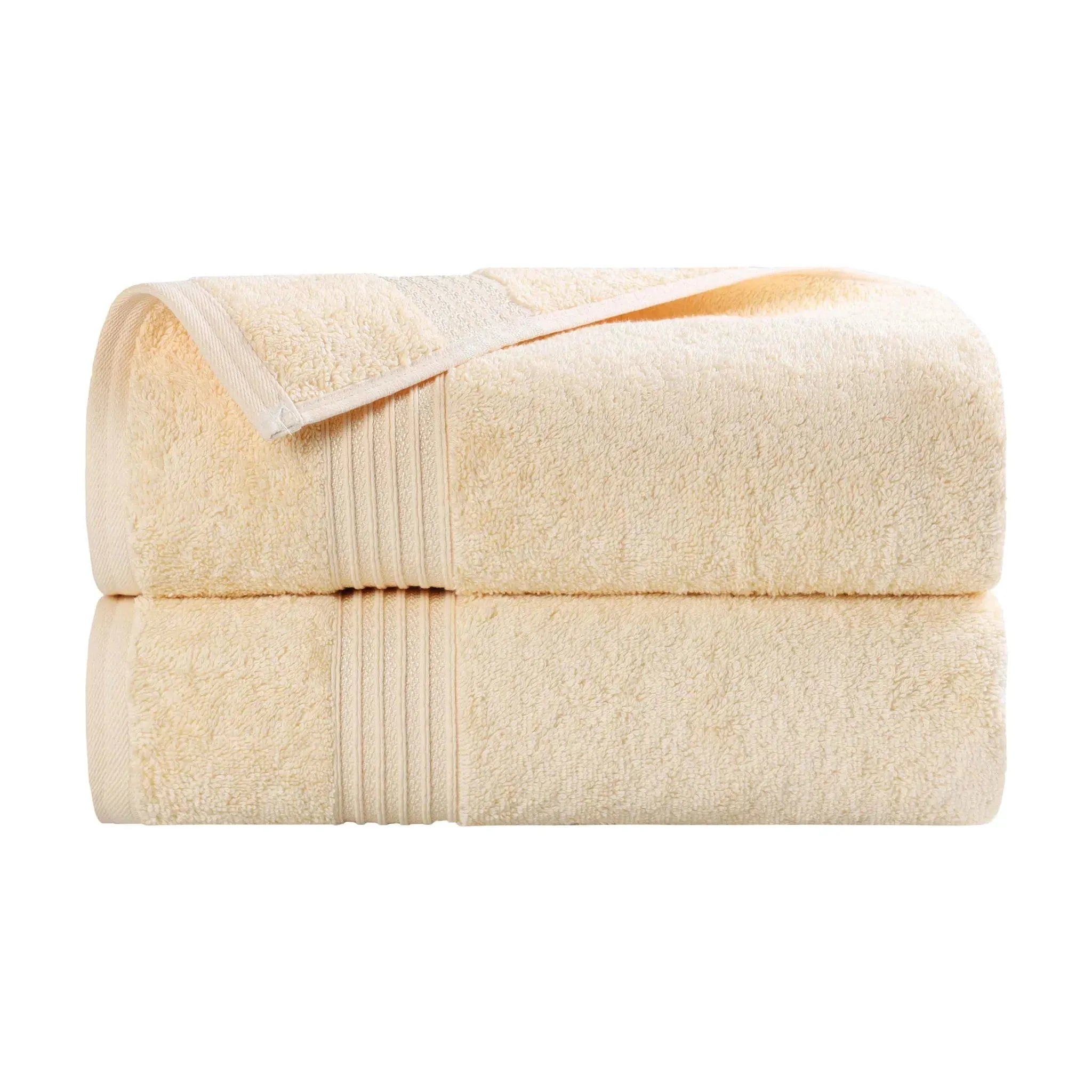 Heritage Egyptian Cotton Plush Thick Absorbent Bath Towel Set of 2 - Egyptian Cotton Bath Towel by Superior Brand