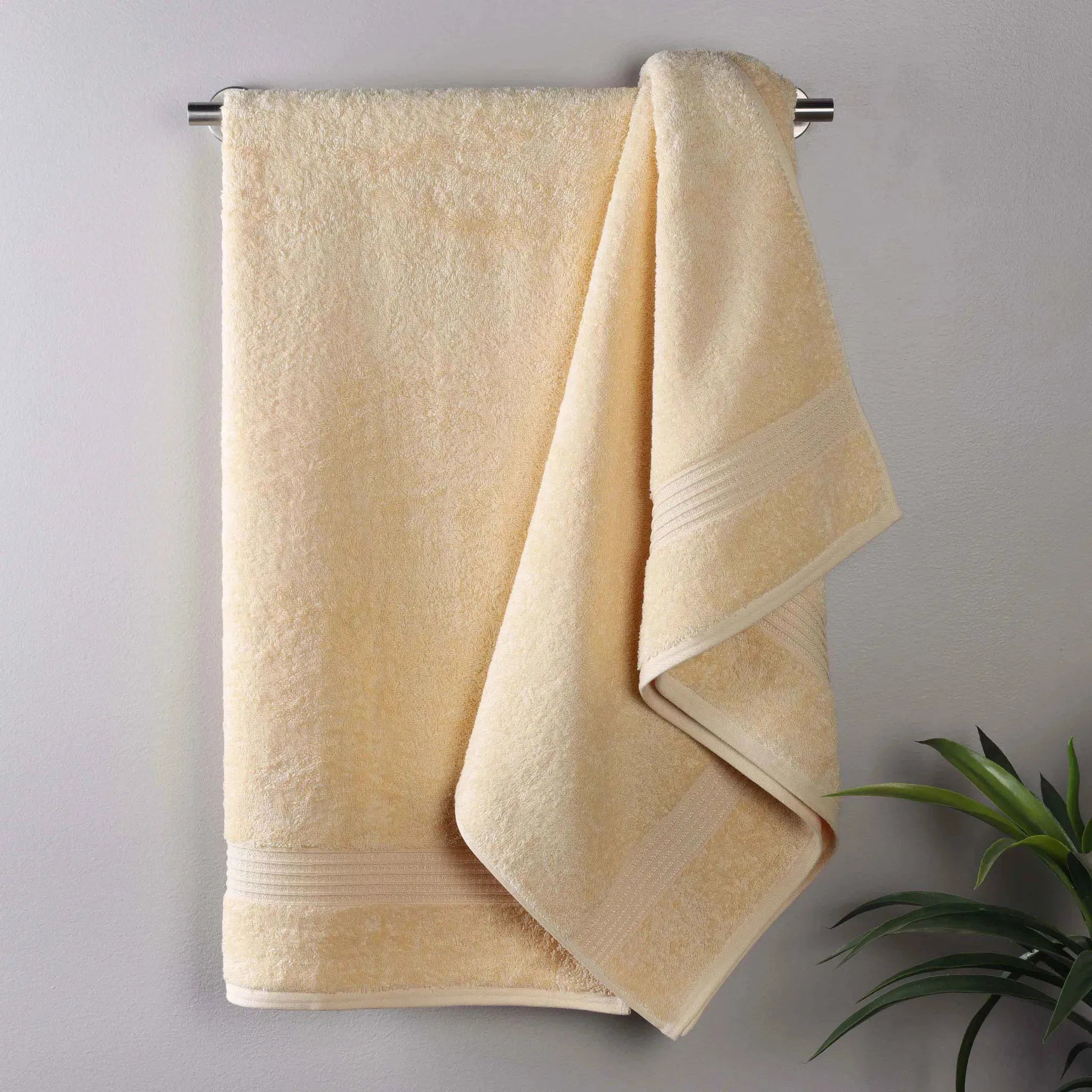 Heritage Egyptian Cotton Plush Thick Absorbent Bath Towel Set of 2 - Egyptian Cotton Bath Towel by Superior Brand