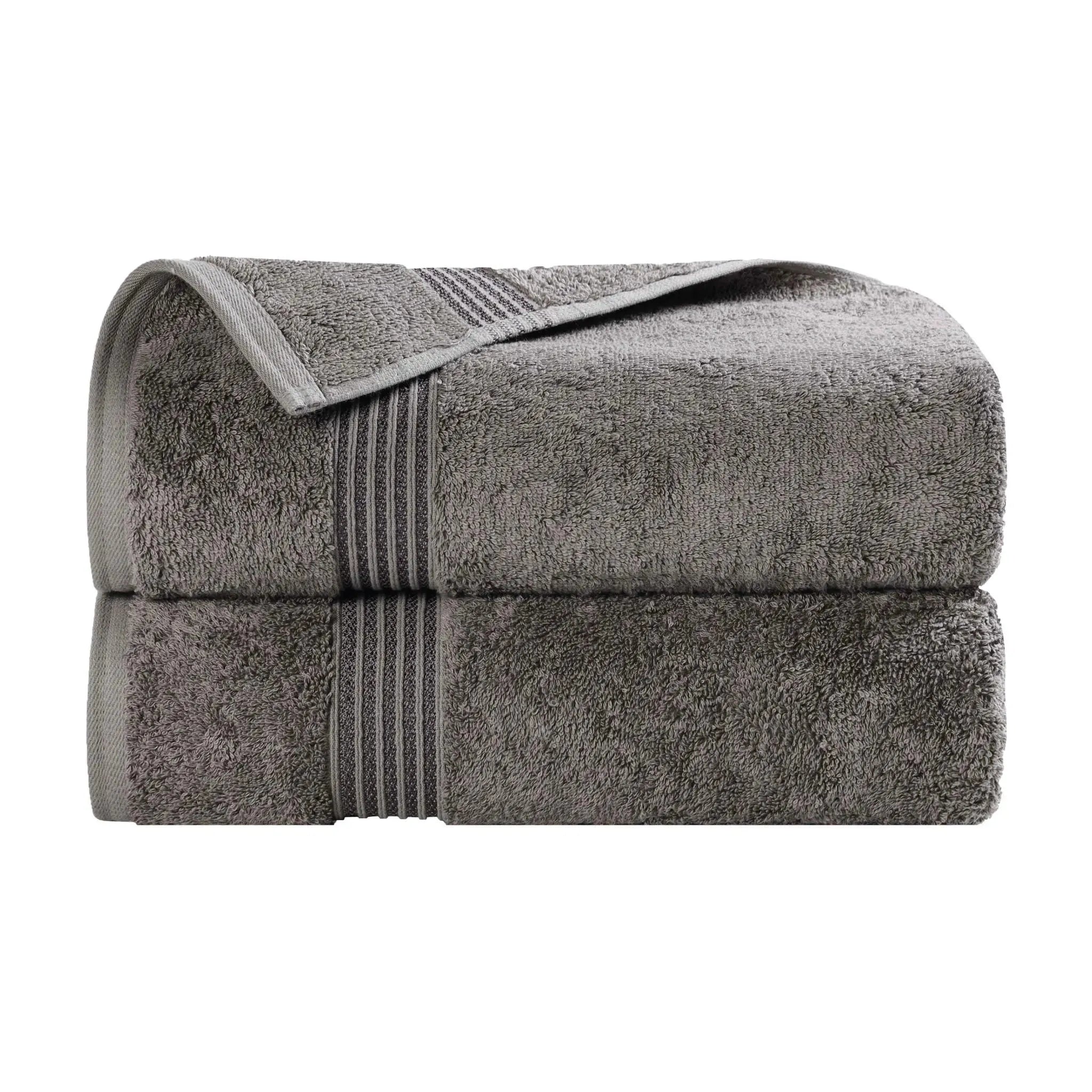 Heritage Egyptian Cotton Plush Thick Absorbent Bath Towel Set of 2 - Egyptian Cotton Bath Towel by Superior Brand