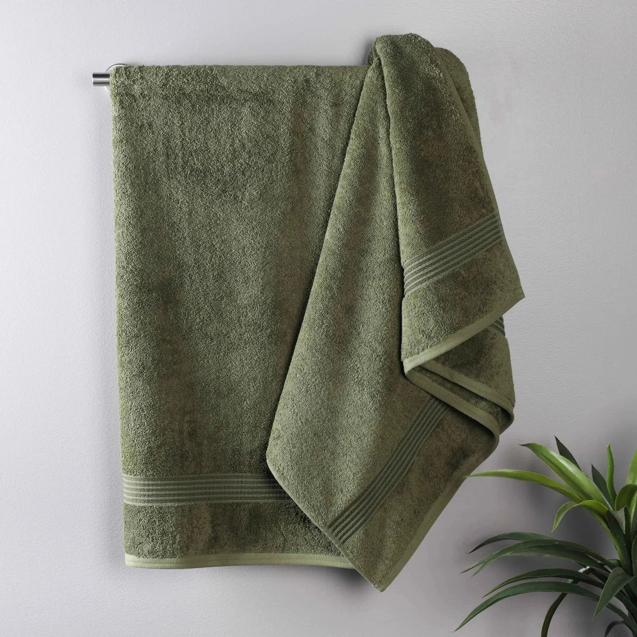Heritage Egyptian Cotton Plush Thick Absorbent Bath Towel Set of 2 - Egyptian Cotton Bath Towel by Superior Brand