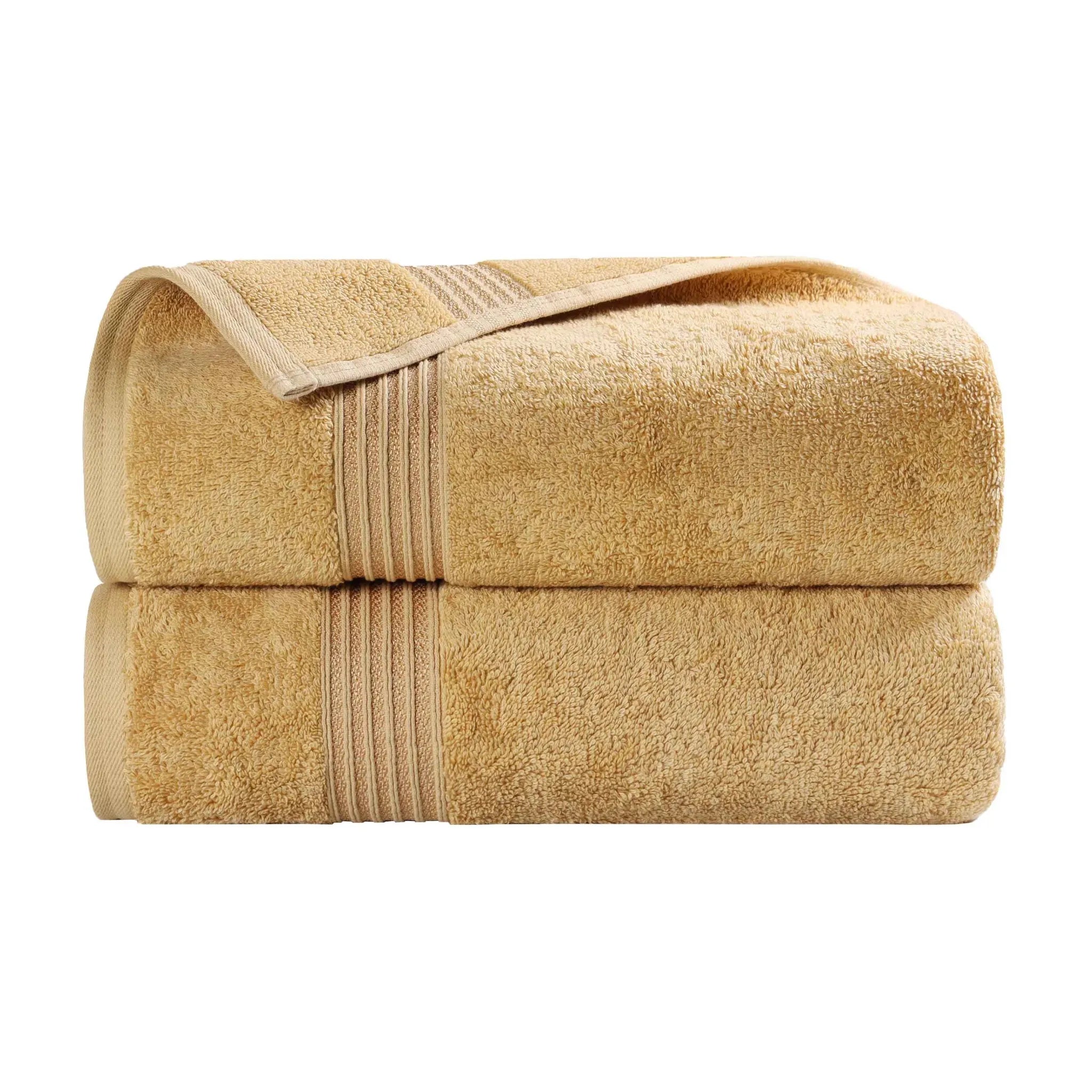 Heritage Egyptian Cotton Plush Thick Absorbent Bath Towel Set of 2 - Egyptian Cotton Bath Towel by Superior Brand