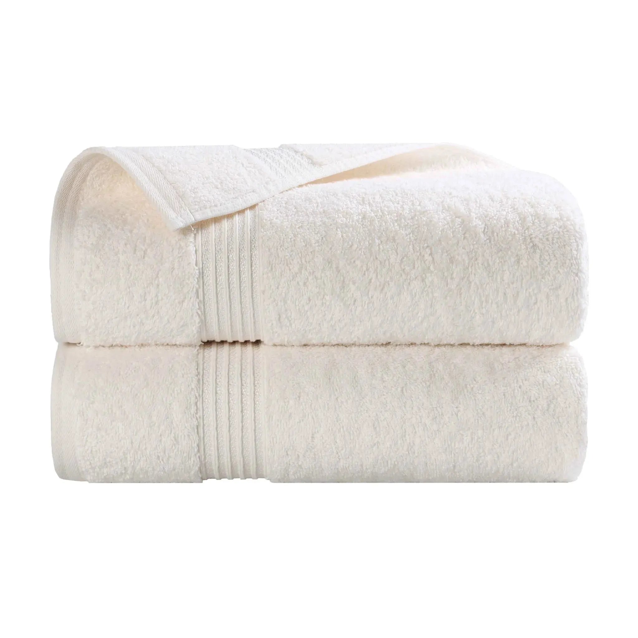 Heritage Egyptian Cotton Plush Thick Absorbent Bath Towel Set of 2 - Egyptian Cotton Bath Towel by Superior Brand
