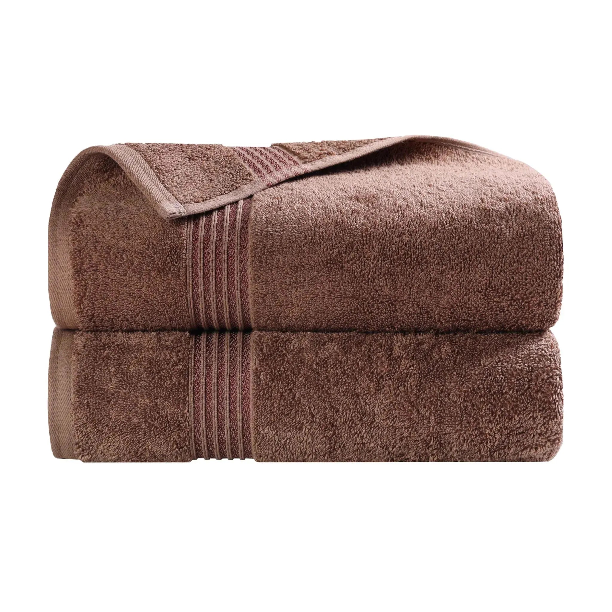 Heritage Egyptian Cotton Plush Thick Absorbent Bath Towel Set of 2 - Egyptian Cotton Bath Towel by Superior Brand