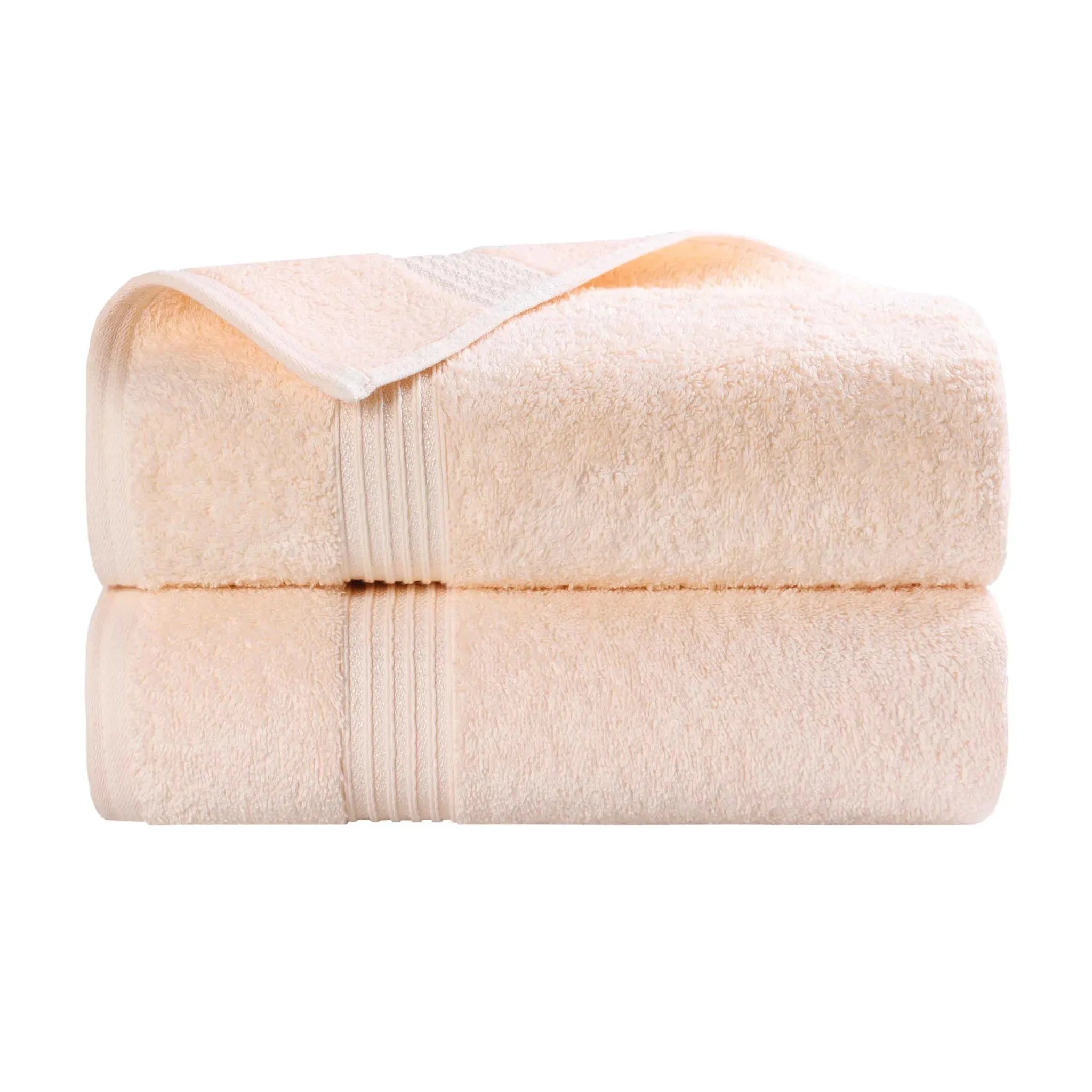 Heritage Egyptian Cotton Plush Thick Absorbent Bath Towel Set of 2 - Egyptian Cotton Bath Towel by Superior Brand