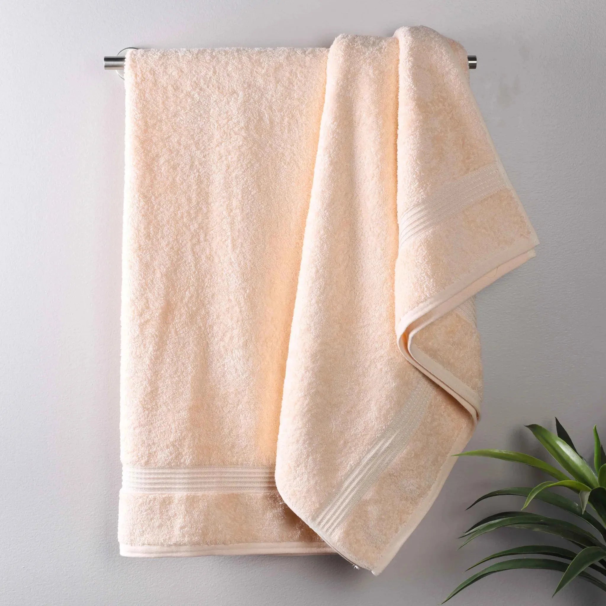 Heritage Egyptian Cotton Plush Thick Absorbent Bath Towel Set of 2 - Egyptian Cotton Bath Towel by Superior Brand