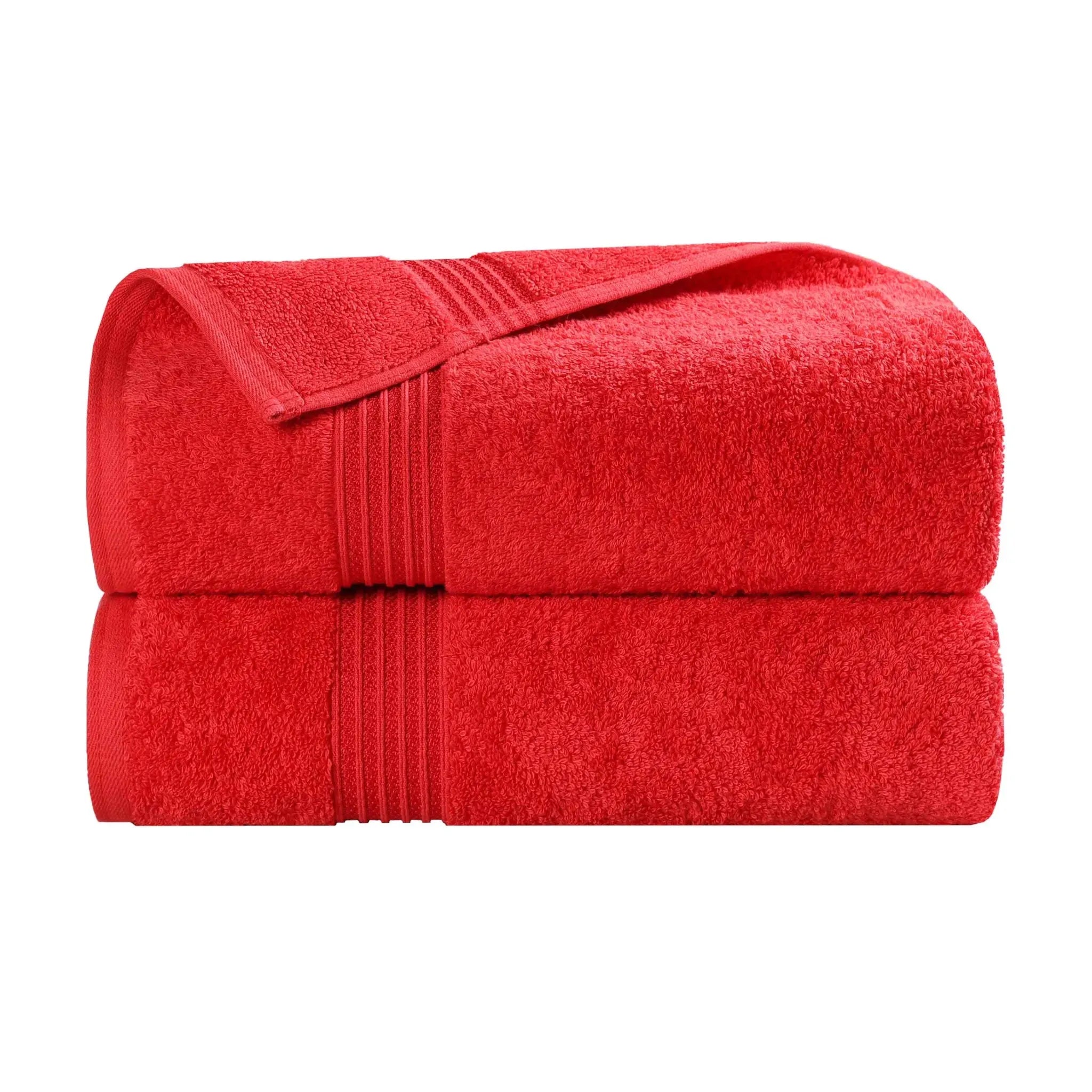 Heritage Egyptian Cotton Plush Thick Absorbent Bath Towel Set of 2 - Egyptian Cotton Bath Towel by Superior Brand