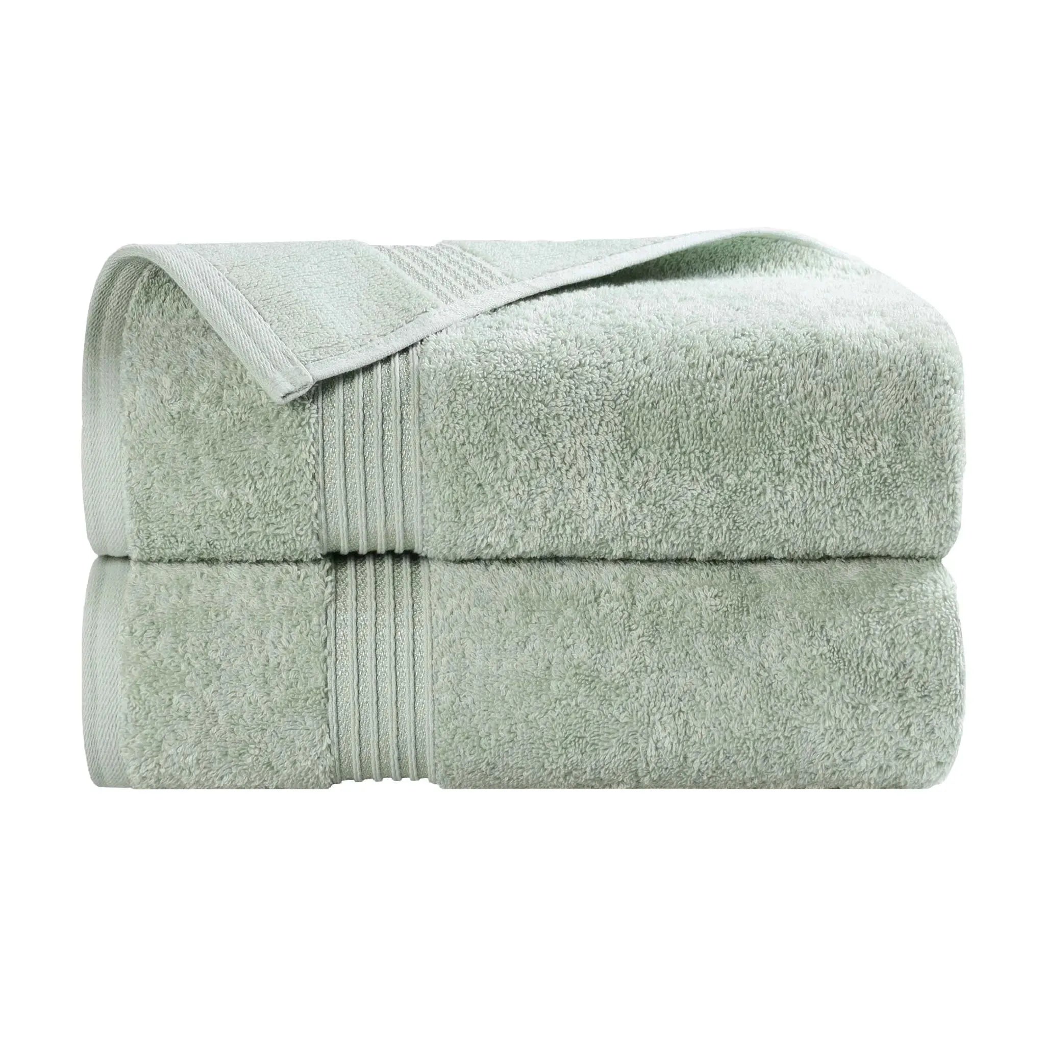 Heritage Egyptian Cotton Plush Thick Absorbent Bath Towel Set of 2 - Egyptian Cotton Bath Towel by Superior Brand