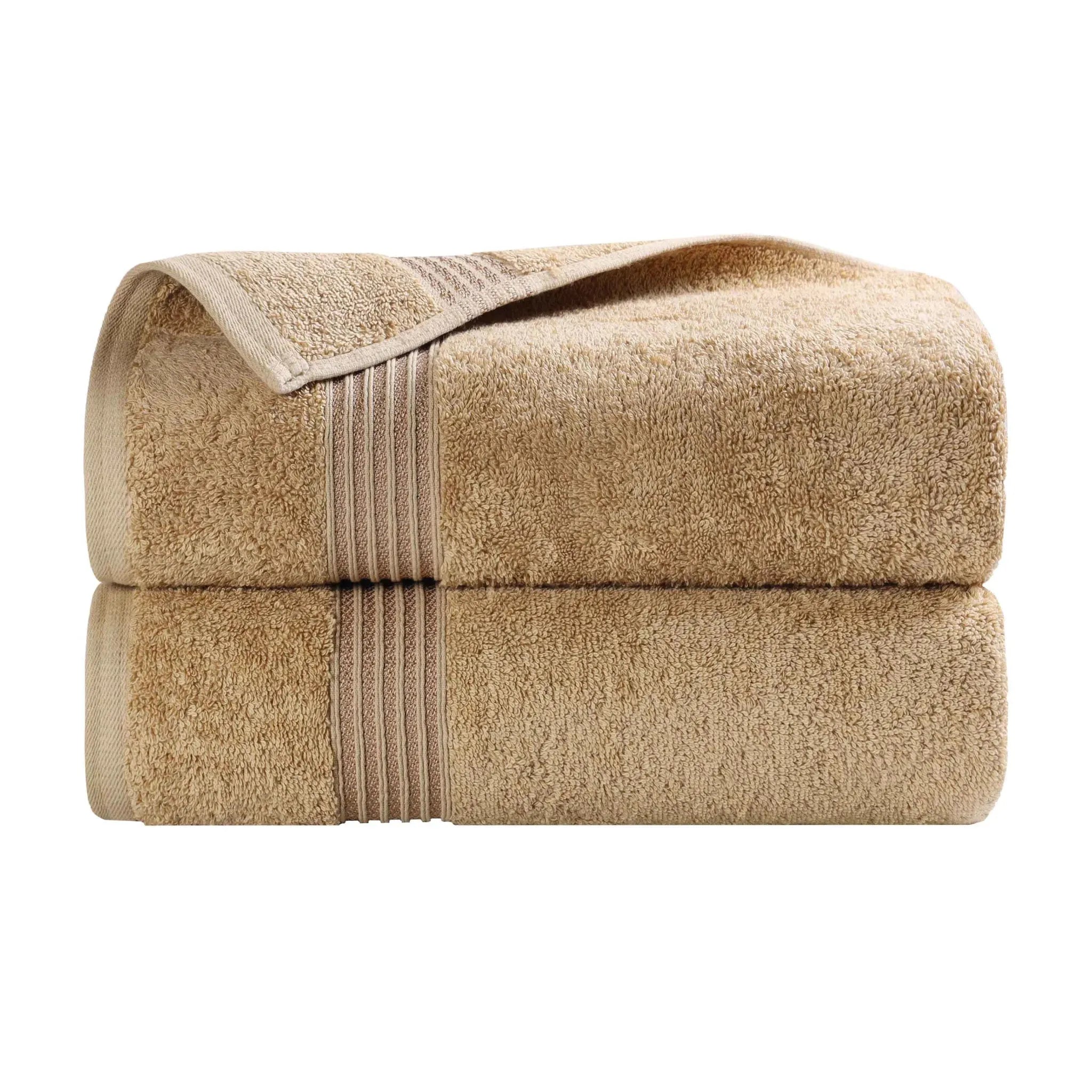 Heritage Egyptian Cotton Plush Thick Absorbent Bath Towel Set of 2 - Egyptian Cotton Bath Towel by Superior Brand