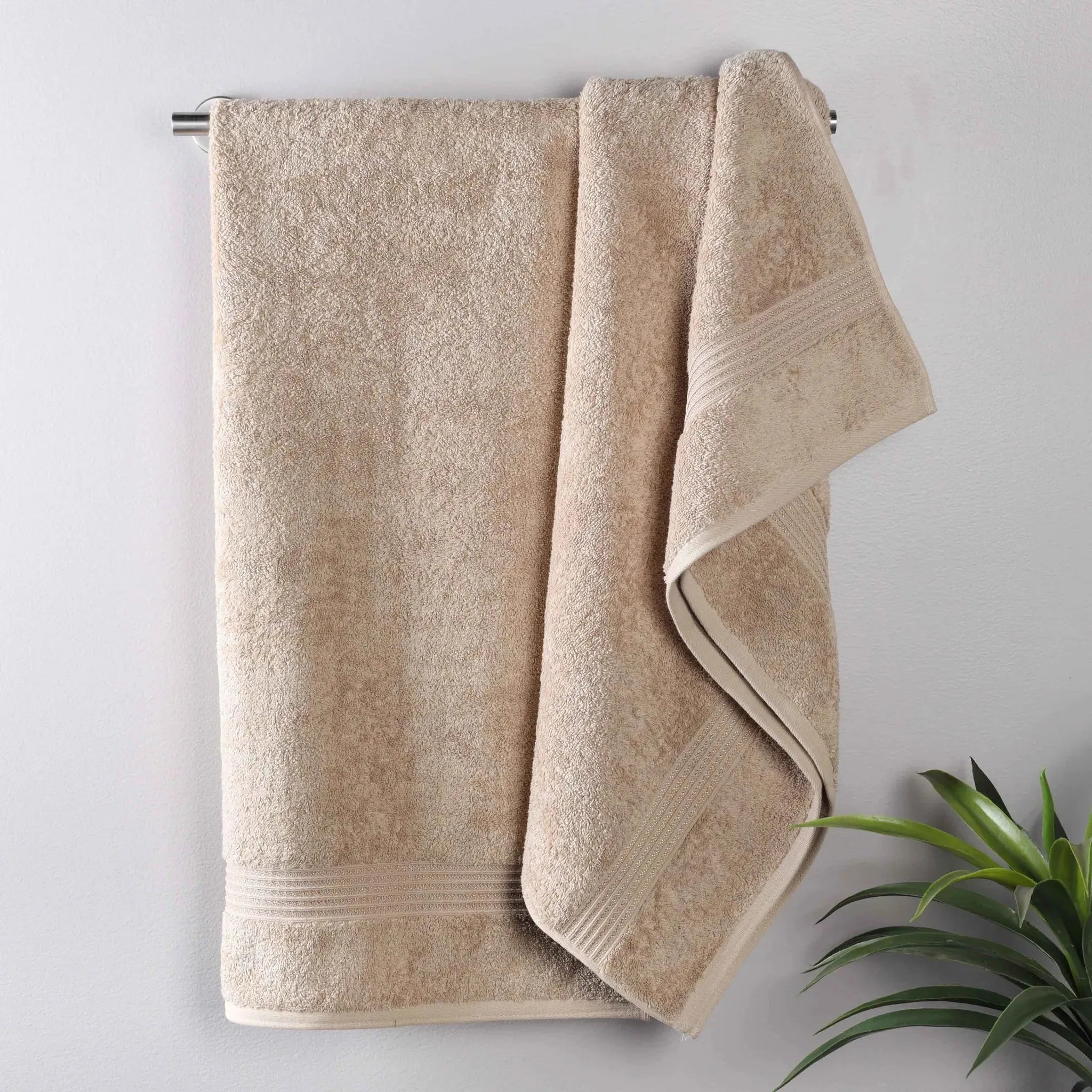 Heritage Egyptian Cotton Plush Thick Absorbent Bath Towel Set of 2 - Egyptian Cotton Bath Towel by Superior Brand