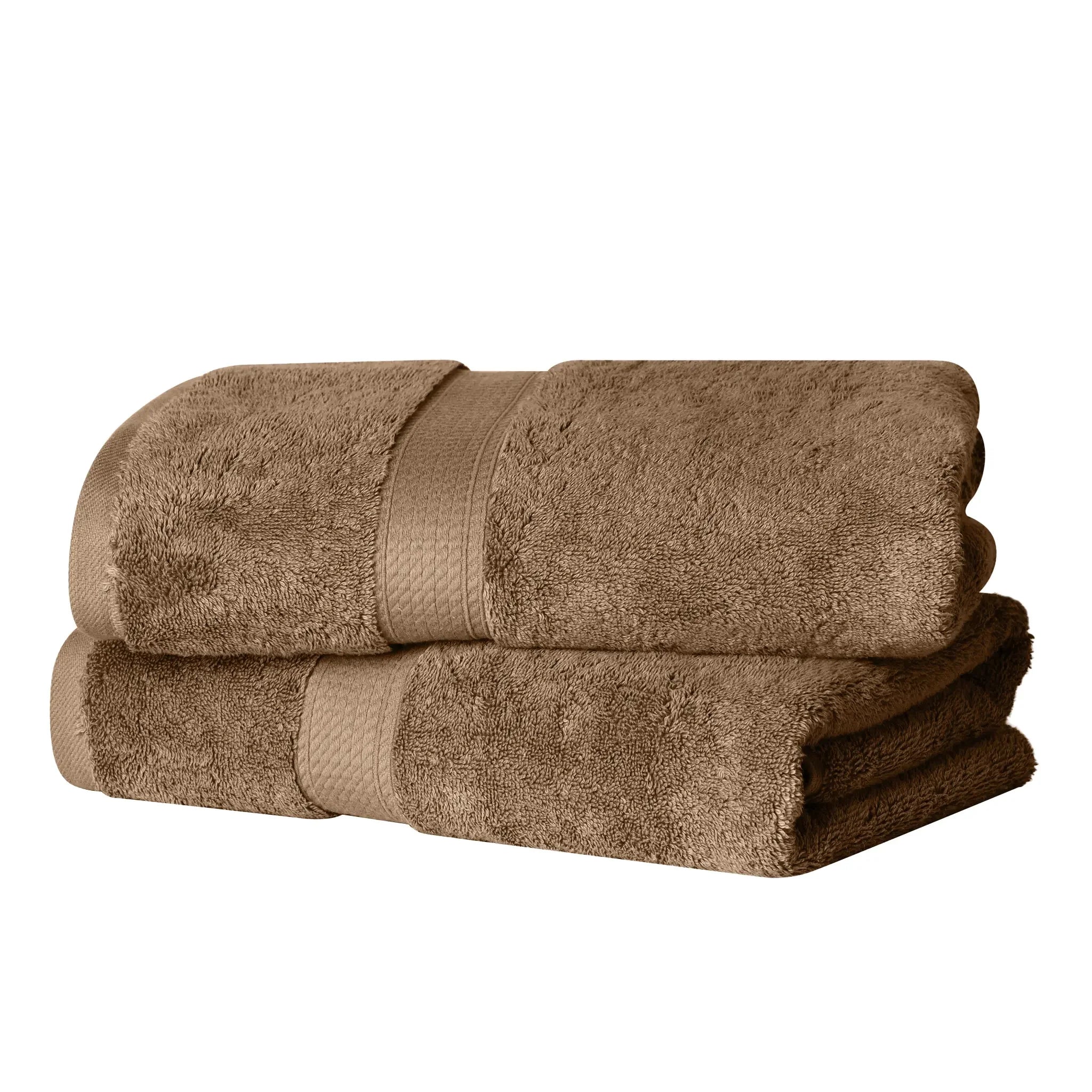 Madison Egyptian Cotton Plush Thick Absorbent Bath Towel Set of 2 - Egyptian Cotton Bath Towel by Superior Brand