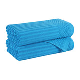 Soho Cotton Ribbed Towel Set 2 Piece - Bath Towel by Superior Brand