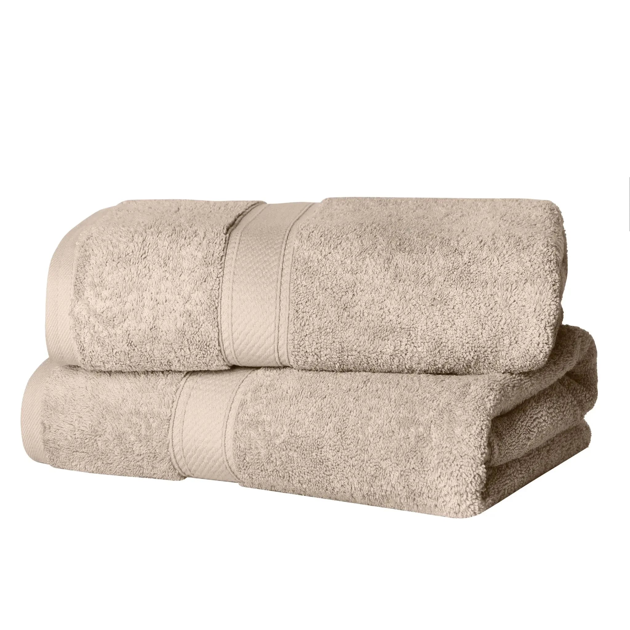 Madison Egyptian Cotton Plush Thick Absorbent Bath Towel Set of 2 - Egyptian Cotton Bath Towel by Superior Brand