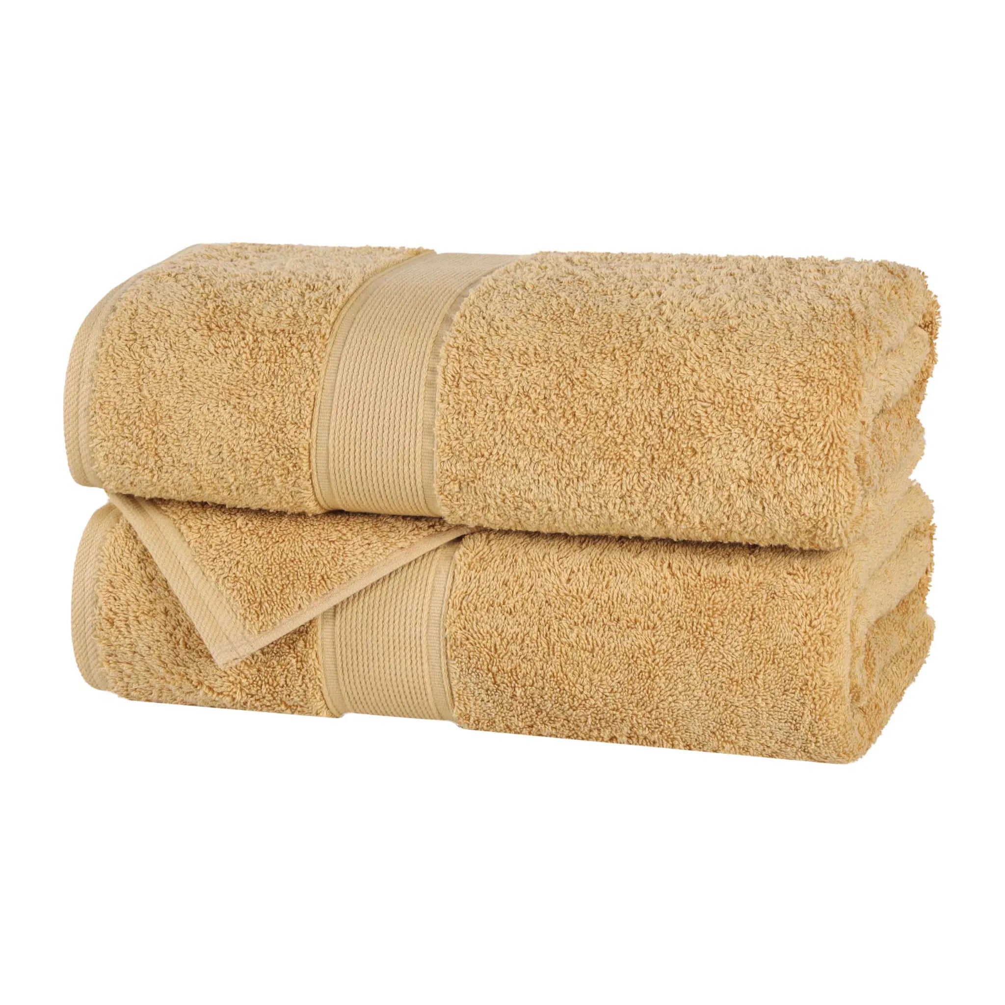 Oregon Organic Cotton Medium Weight Solid Bath Sheet, Set of 2 - Bath Sheet by Superior Brand