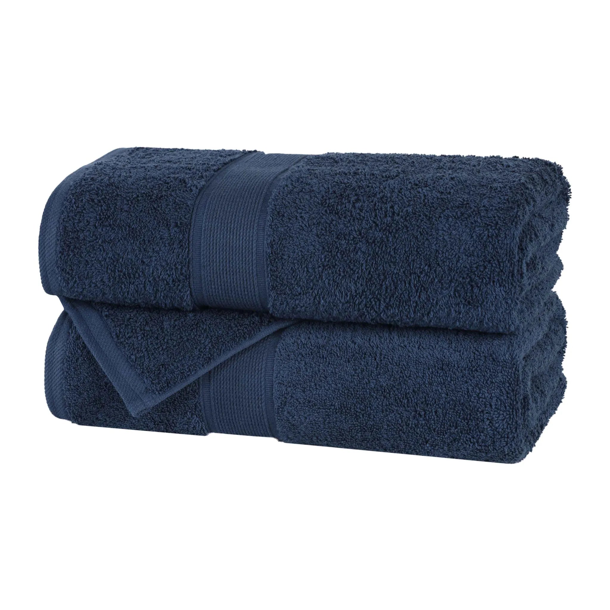 Oregon Organic Cotton Medium Weight Solid Bath Sheet, Set of 2 - Bath Sheet by Superior Brand
