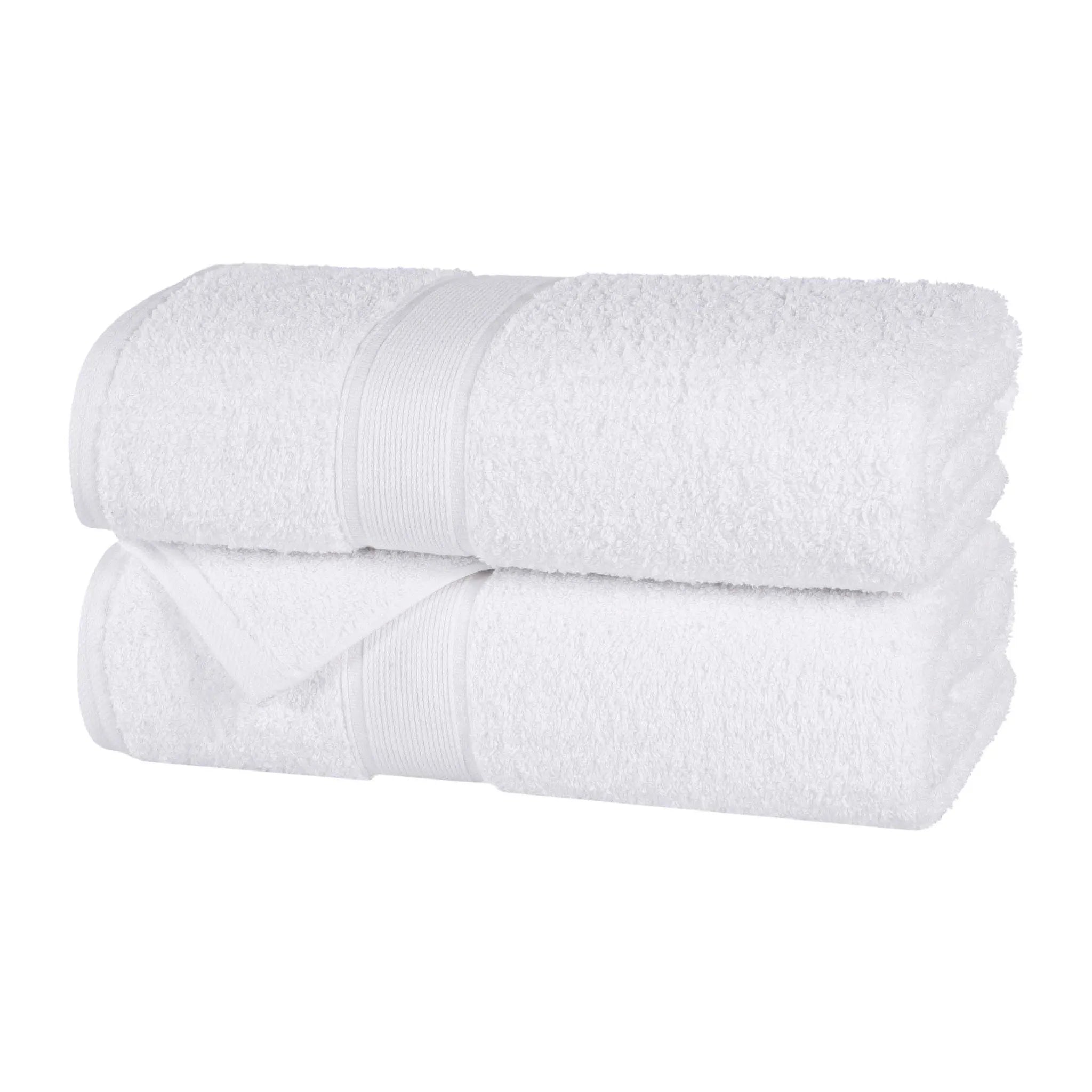 Oregon Organic Cotton Medium Weight Solid Bath Sheet, Set of 2 - Bath Sheet by Superior Brand