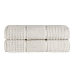 Napa Zero Twist Cotton Solid Waffle Honeycomb Bath Sheet Set of 2 - Towel Set by Superior Brand