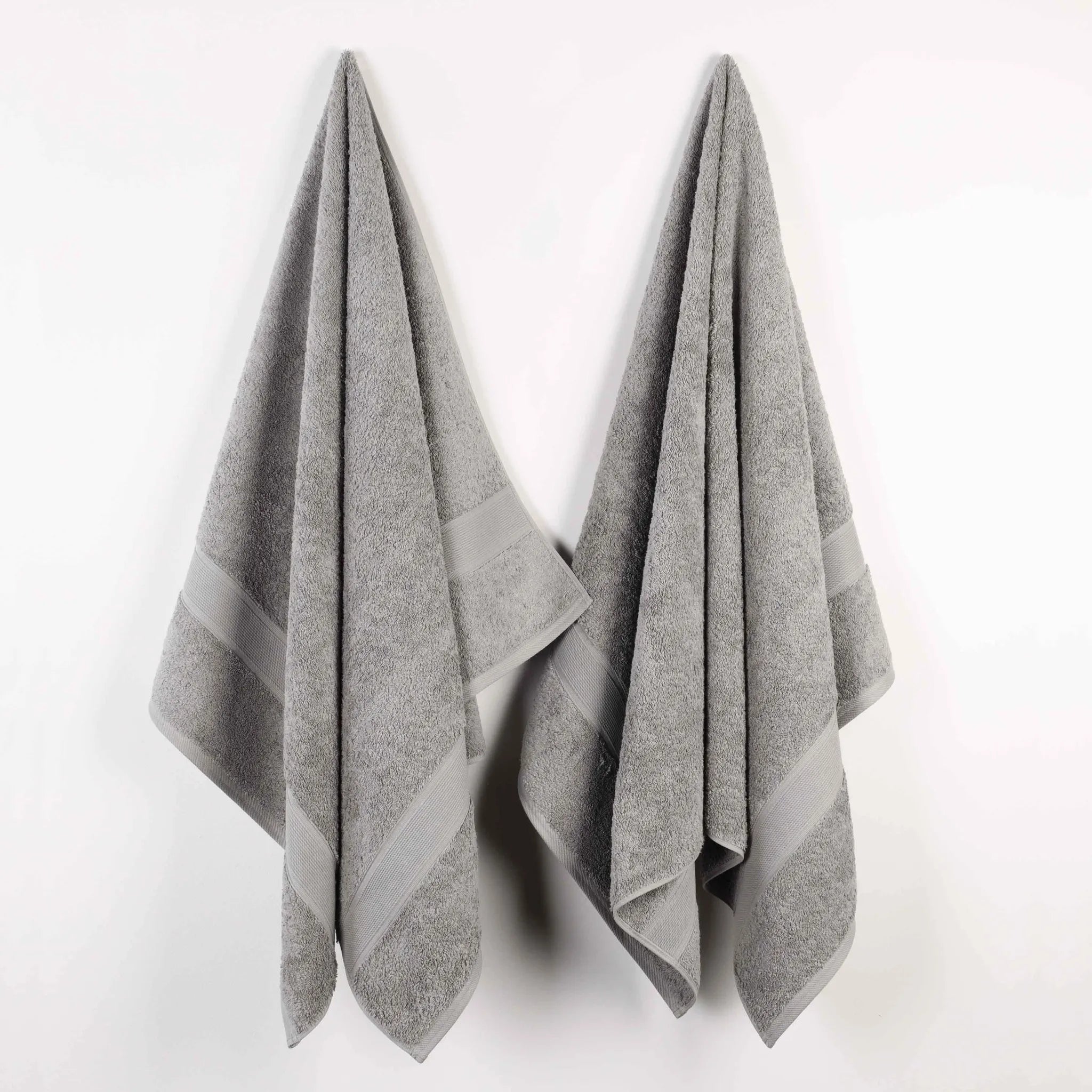 Oregon Organic Cotton Medium Weight Solid Bath Sheet, Set of 2 - Bath Sheet by Superior Brand