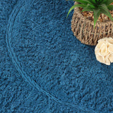 Cotton Oval Solid Non-Skid Washable 2 Piece Bath Rug Set - Bath Rugs by Superior Brand