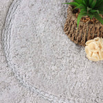 Cotton Oval Solid Non-Skid Washable 2 Piece Bath Rug Set - Bath Rugs by Superior Brand