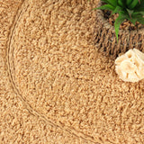 Cotton Oval Solid Non-Skid Washable 2 Piece Bath Rug Set - Bath Rugs by Superior Brand