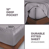 300 Thread Count Modal Sheets Set – Made from Beechwood, Solid Deep Pocket - Sheet Set by Superior Brand