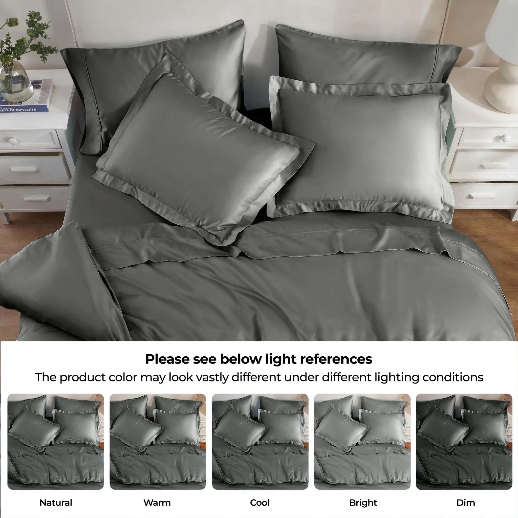 Rayon From Bamboo 300 Thread Count Solid Duvet Cover Set - Duvet Cover Set by Superior Brand