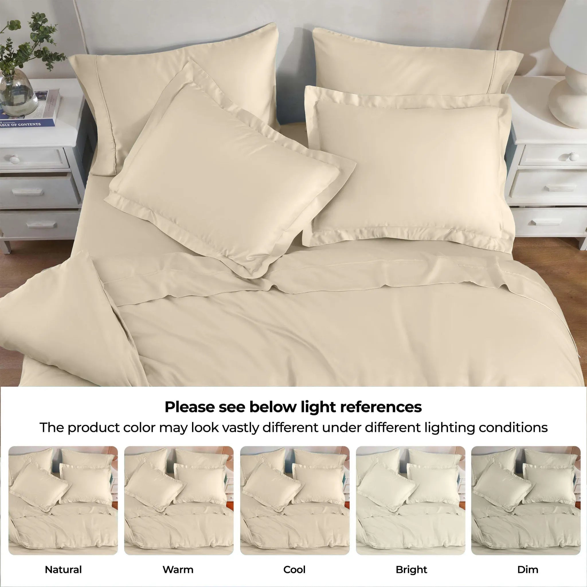 Rayon From Bamboo 300 Thread Count Solid Duvet Cover Set - Duvet Cover Set by Superior Brand