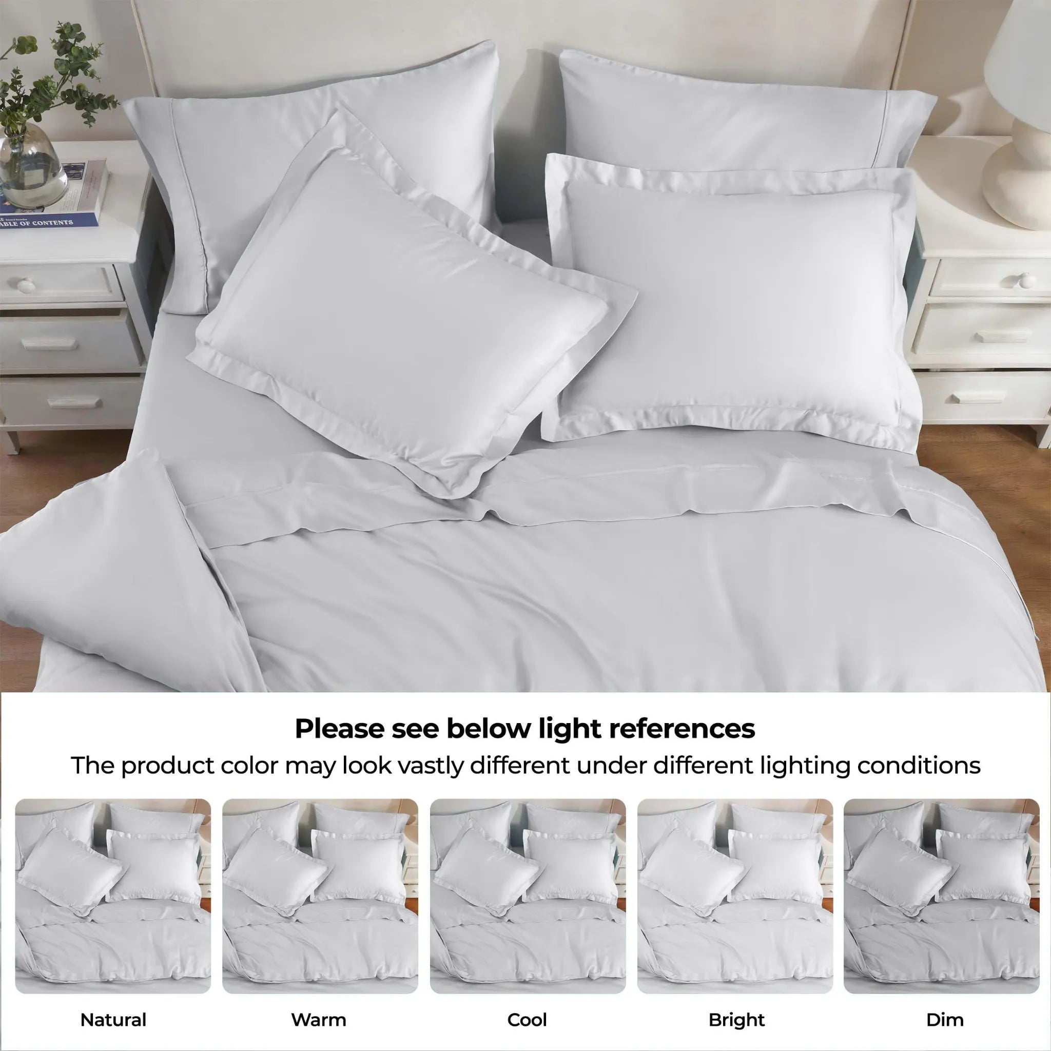 Rayon From Bamboo 300 Thread Count Solid Duvet Cover Set - Duvet Cover Set by Superior Brand