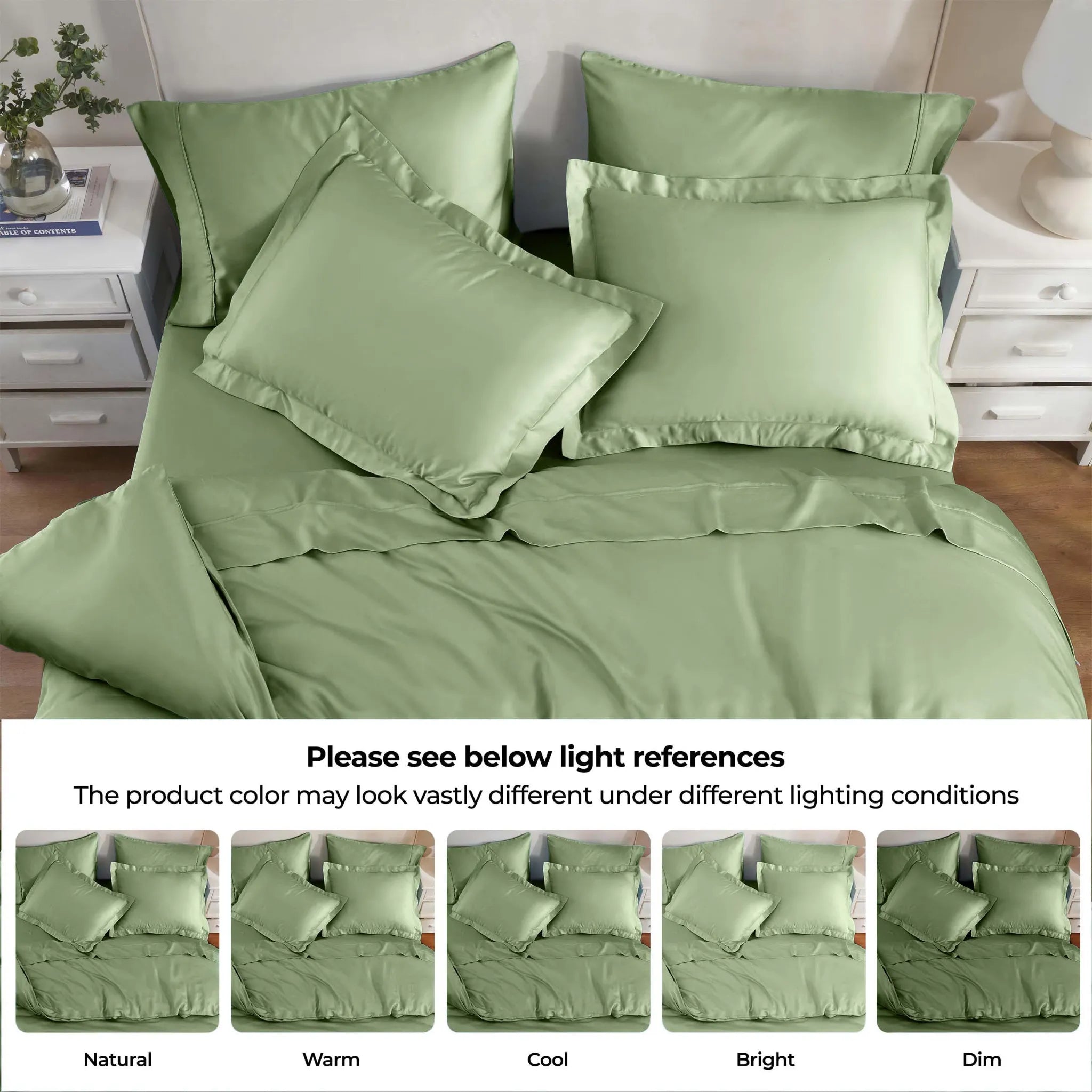 Rayon From Bamboo 300 Thread Count Solid Duvet Cover Set - Duvet Cover Set by Superior Brand