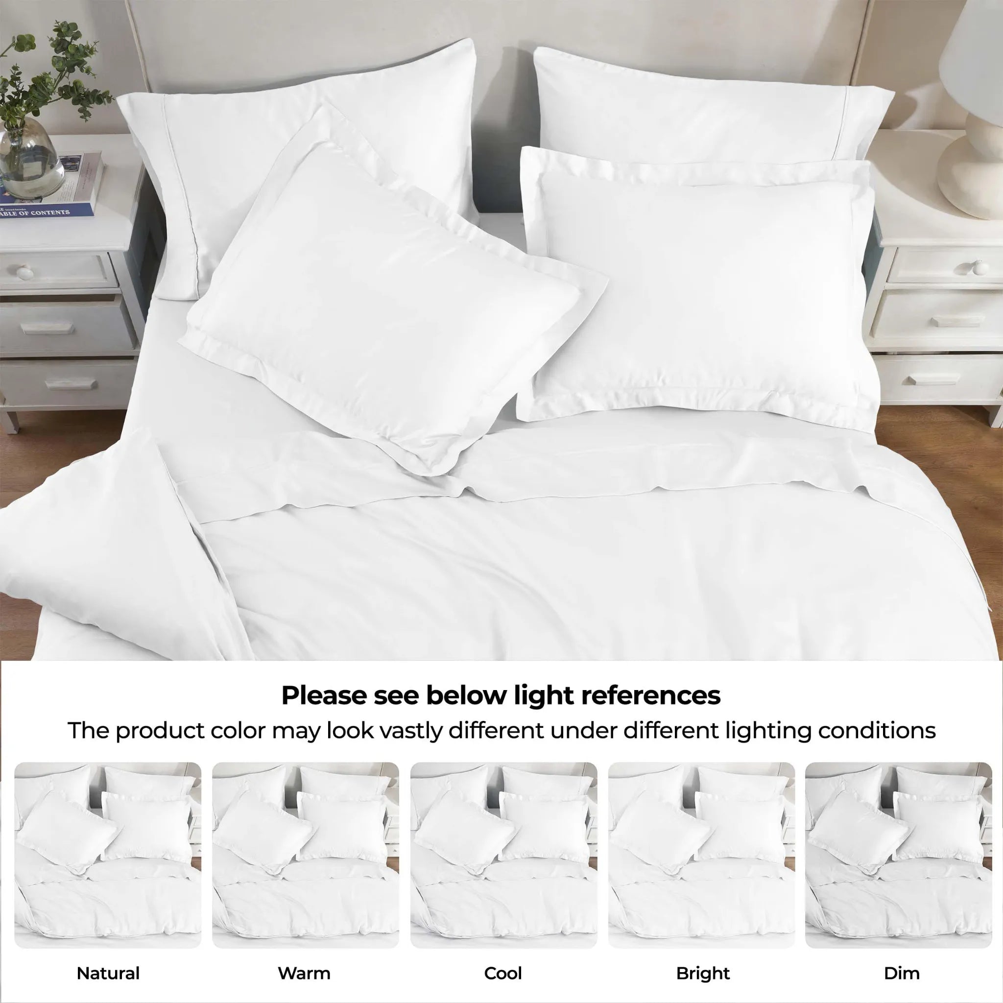 Rayon From Bamboo 300 Thread Count Solid Duvet Cover Set - Duvet Cover Set by Superior Brand