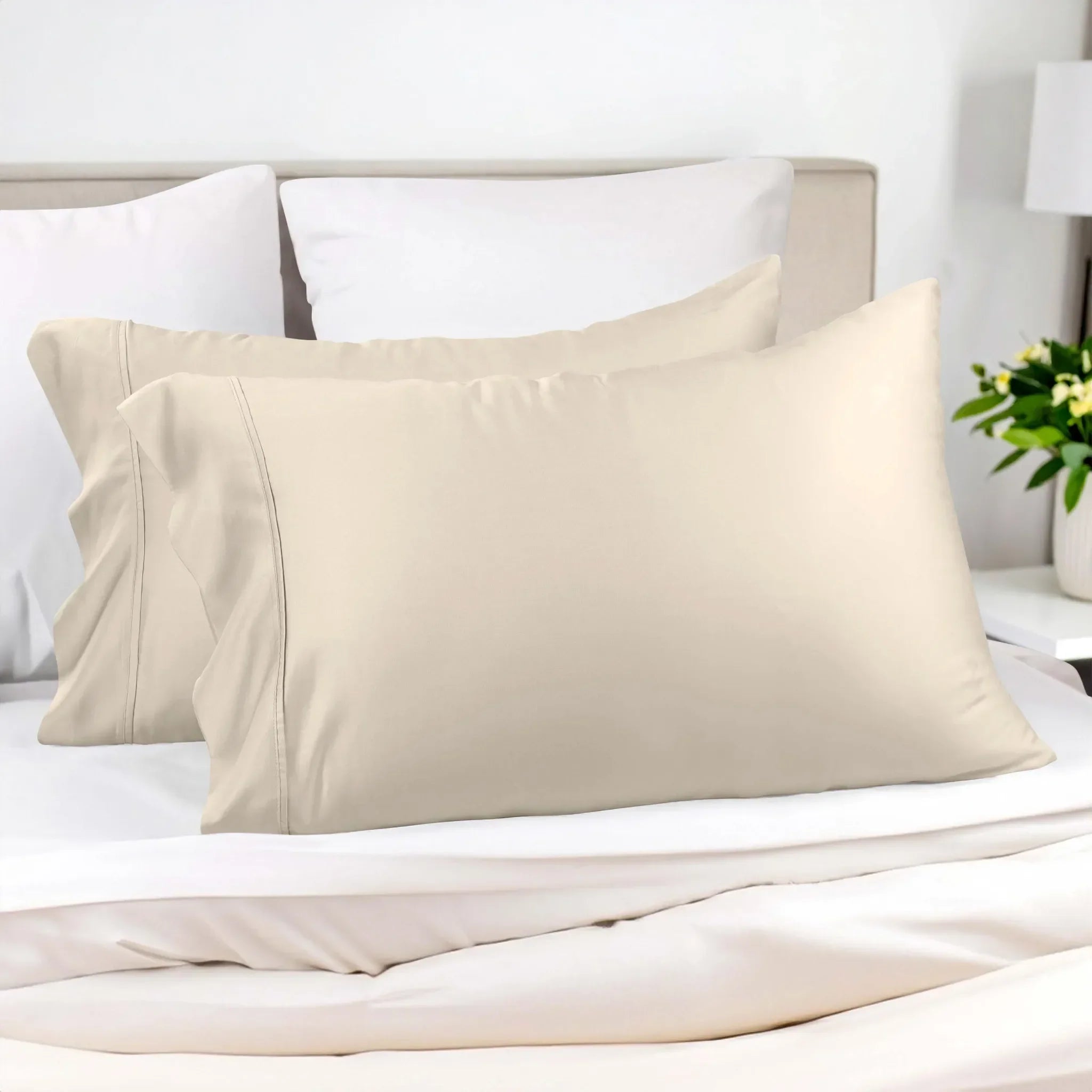 300 Thread Count Rayon from Bamboo 2 Piece Pillowcase Set - Pillowcases by Superior Brand