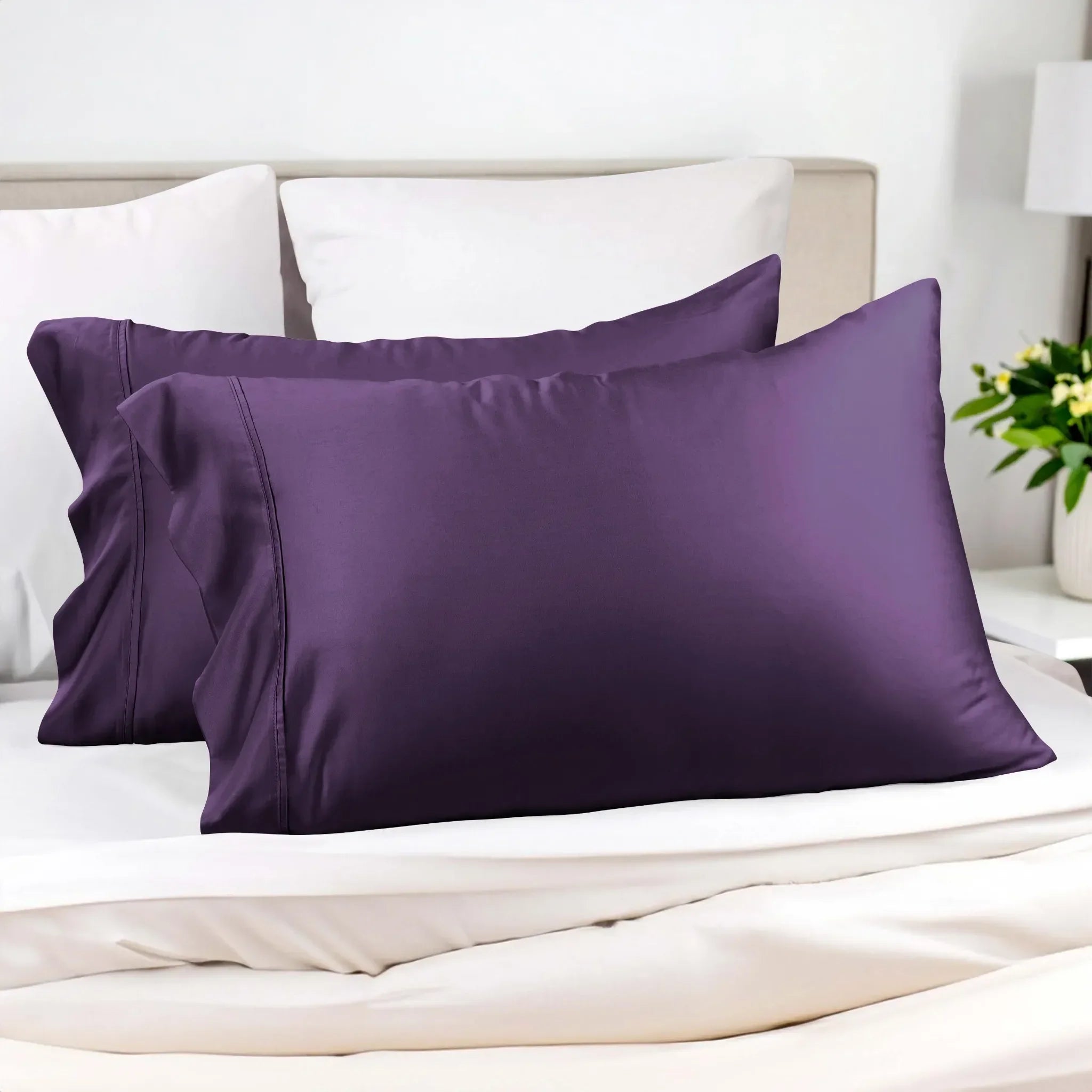 300 Thread Count Rayon from Bamboo 2 Piece Pillowcase Set - Pillowcases by Superior Brand