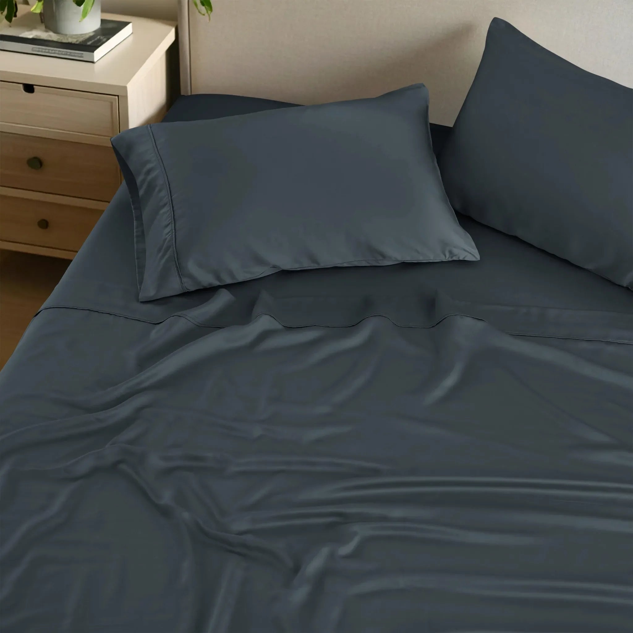 Rayon From Bamboo 300 Thread Count Solid Deep Pocket Sheet Set - Sheet Set by Superior Brand