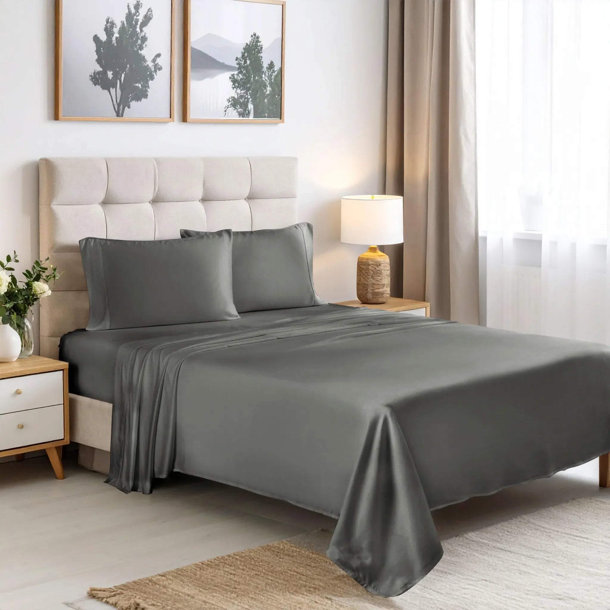 Rayon From Bamboo 300 Thread Count Solid Deep Pocket Sheet Set - Sheet Set by Superior Brand