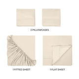 Rayon From Bamboo 300 Thread Count Solid Deep Pocket Sheet Set - Sheet Set by Superior Brand